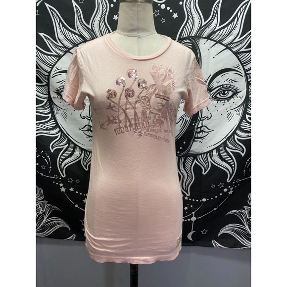 Cardboard Robot designer pink tshirt SMALL - Picture 1 of 4